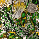 Green Metallic Dragons