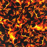 Red Fire With Skulls
