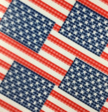 Large Semi Transparent American Flags