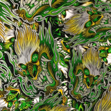 Green Metallic Dragons