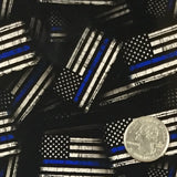POLICE Thin Blue Line American Tactical Flags - Exclusive