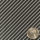 Mini Black/Silver Metallic Carbon Fiber Weave