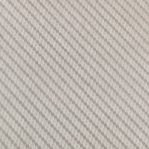 Mini Silver & Clear Carbon Fiber Weave #38