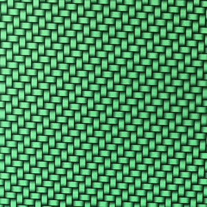 Candied Green Carbon Weave