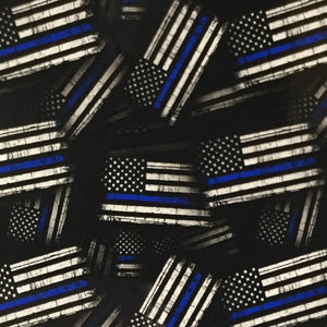 POLICE Thin Blue Line American Tactical Flags - Exclusive