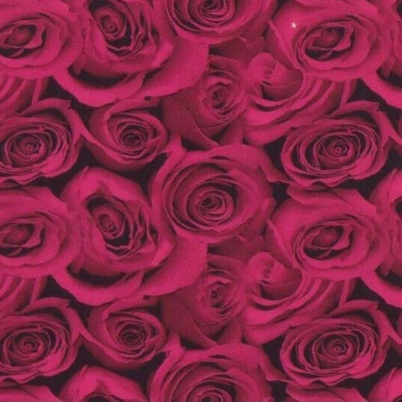 Roses Black & Pink