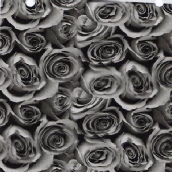 Roses Black & Clear