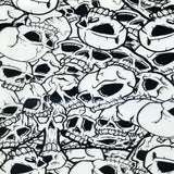 Black Outlined Skulls