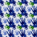 Blue/Green Handprints