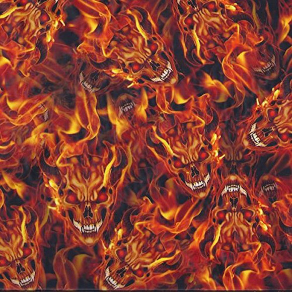 Inferno Flaming Skulls